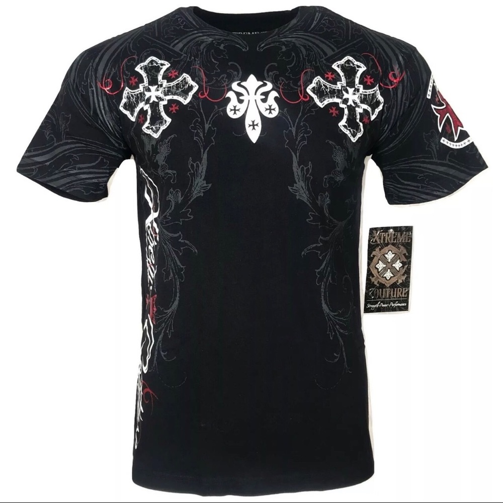 XTREME COUTURE by AFFLICTION Men T-Shirt GLORIOUS - Picture 3 of 7